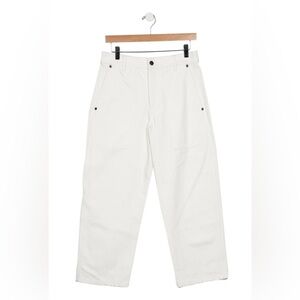 The Row Hester Genuine Designer White Cargo Jeans 8